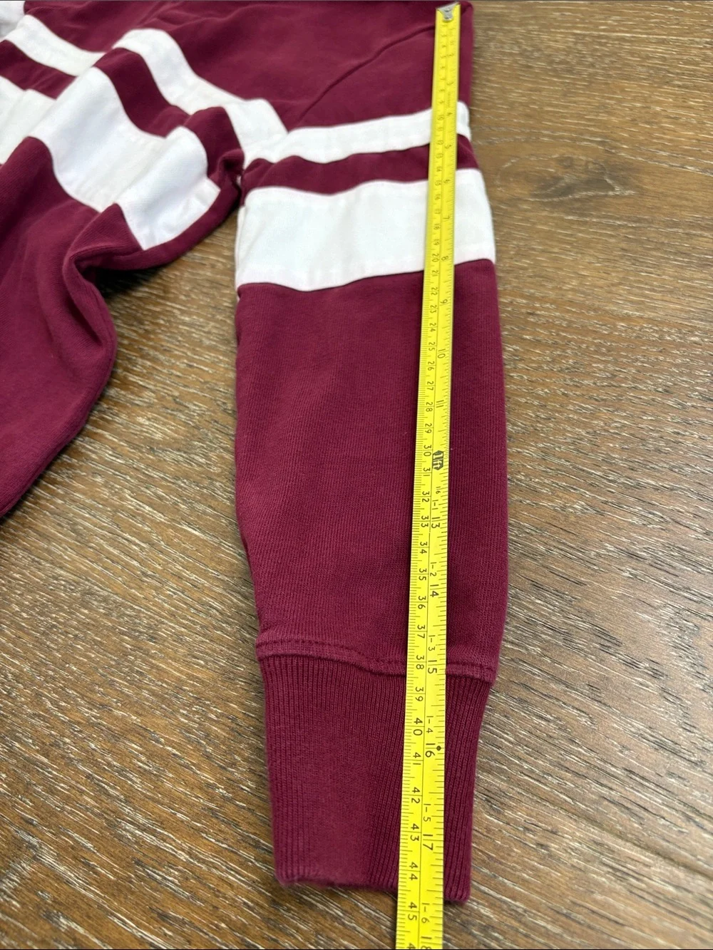 Old Navy Kids Color-Block Rugby Polo Shirt Wine Stain Maroon Size M (8)